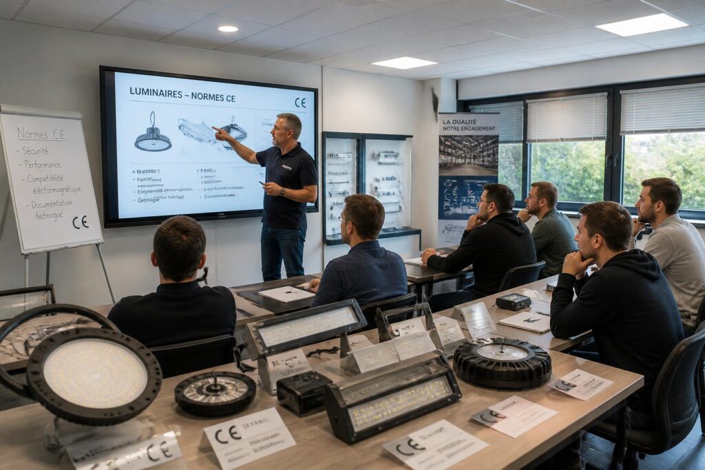 découvrez les obligations des professionnels du secteur concernant la formation aux luminaires aux normes ce et assurez la conformité de vos installations.