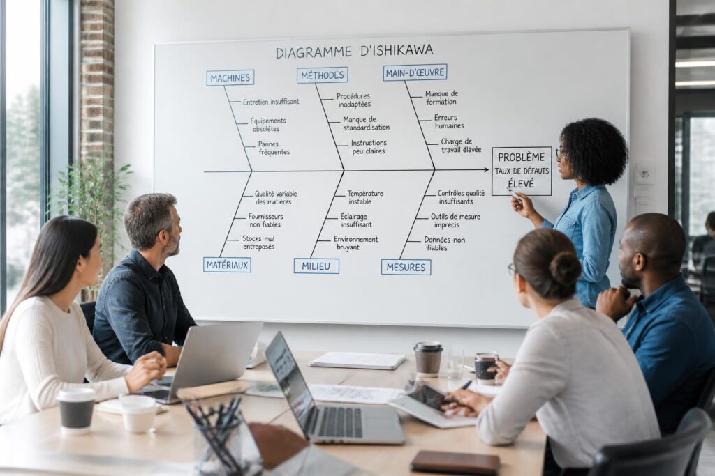 découvrez comment maîtriser le diagramme d'ishikawa pour identifier efficacement les causes des problèmes en entreprise et améliorer vos processus de résolution.