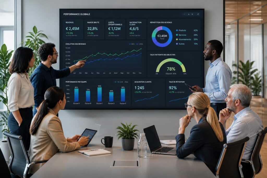 découvrez comment un dashboard révolutionne la gestion des performances en entreprise en offrant une analyse claire, en temps réel, pour optimiser la prise de décision et améliorer les résultats.