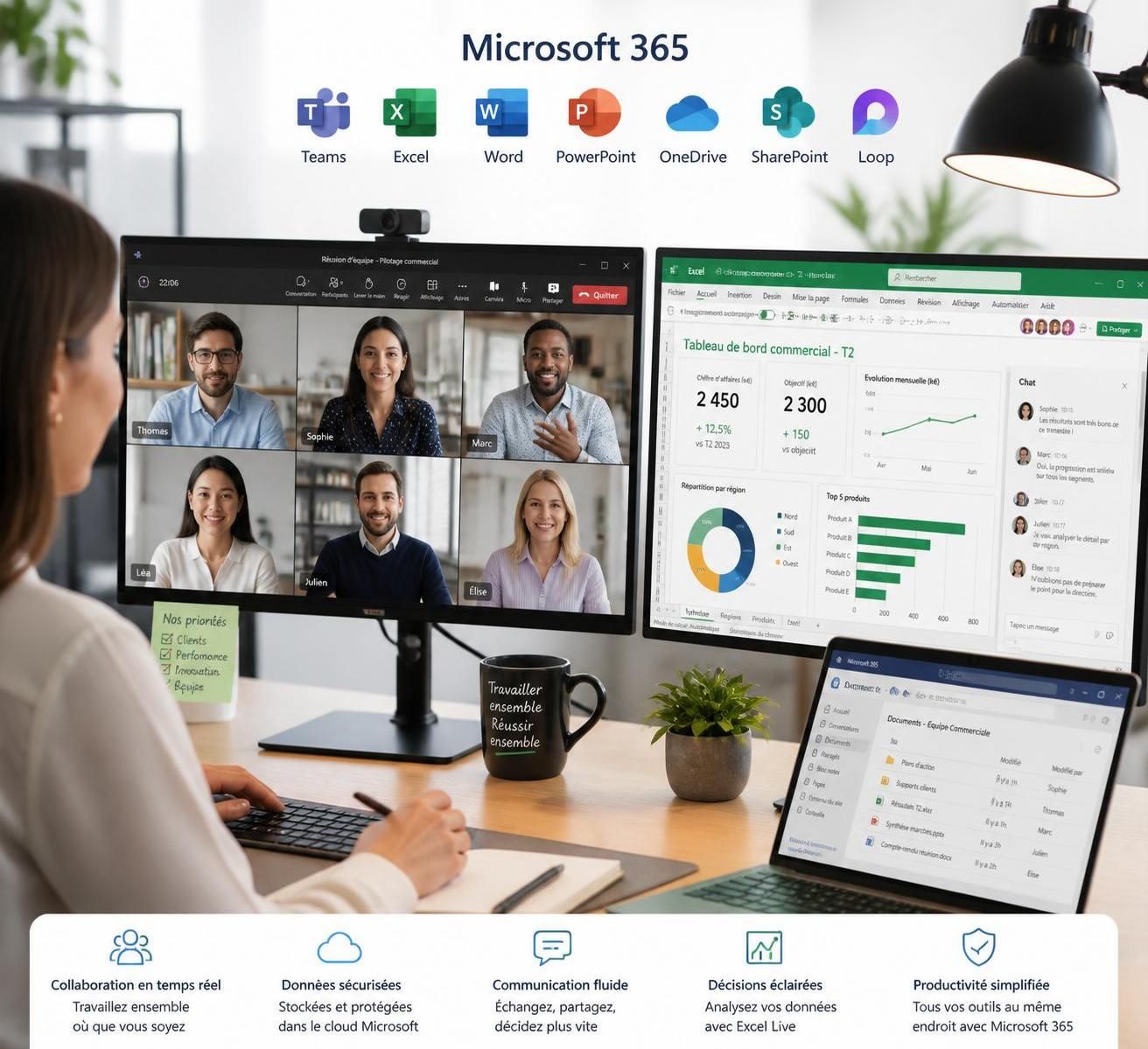découvrez les dernières nouveautés de microsoft 365 qui révolutionnent la collaboration en entreprise, avec des outils innovants pour améliorer la communication, la productivité et le travail d'équipe.