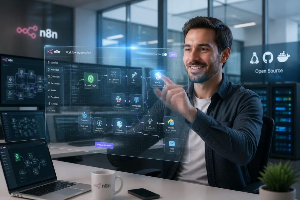 découvrez comment n8n, cet outil open source innovant, transforme l'automatisation des processus en entreprise en offrant flexibilité, efficacité et intégration simplifiée.