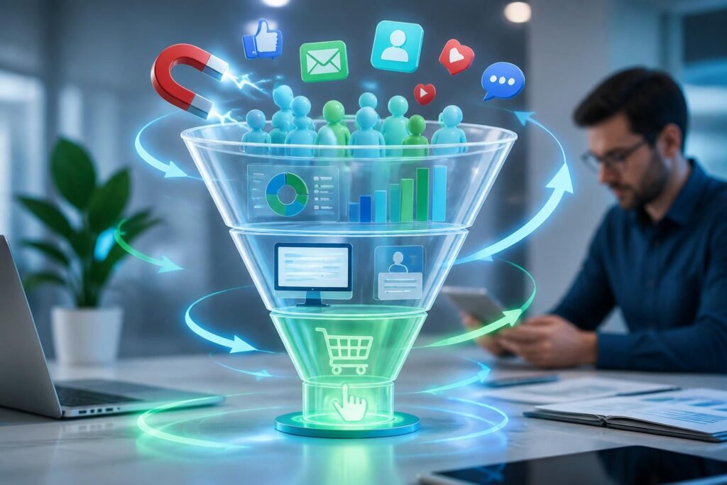 découvrez comment optimiser votre entonnoir de conversion avec notre guide sur le marketing funnel pour augmenter vos ventes efficacement.