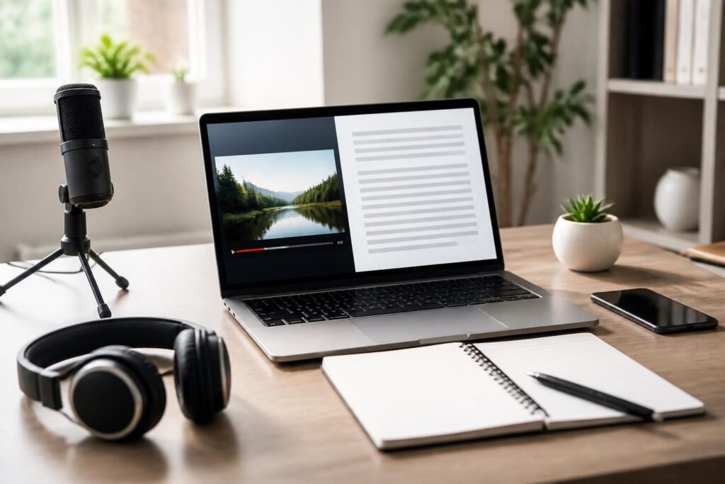 découvrez comment convertir facilement vos vidéos youtube en texte grâce à des méthodes simples et rapides de transcription. optimisez votre contenu et améliorez votre accessibilité.