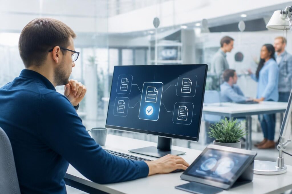 optimisez la gestion de vos contrats en automatisant les processus grâce à la digitalisation pour gagner en efficacité, réduire les erreurs et accélérer vos opérations.