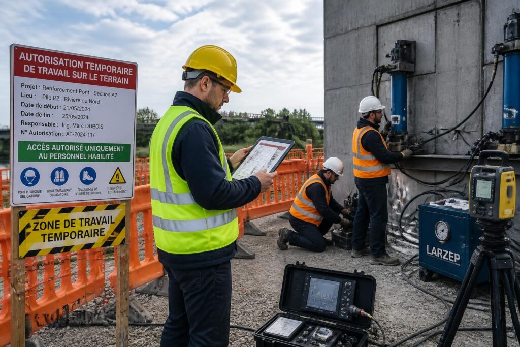découvrez la définition et l'utilisation de la temporary field authorization dans les projets techniques pour assurer la conformité et la sécurité des interventions sur le terrain.